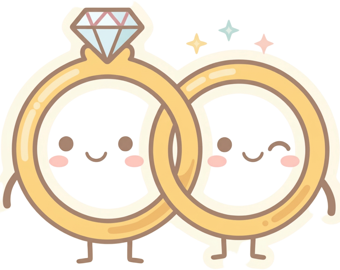 Fedi nuziali kawaii